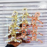 Impression Pack of 12 Pcs Pearl Style Hair Clutcher  Plastic Hair Clutcher